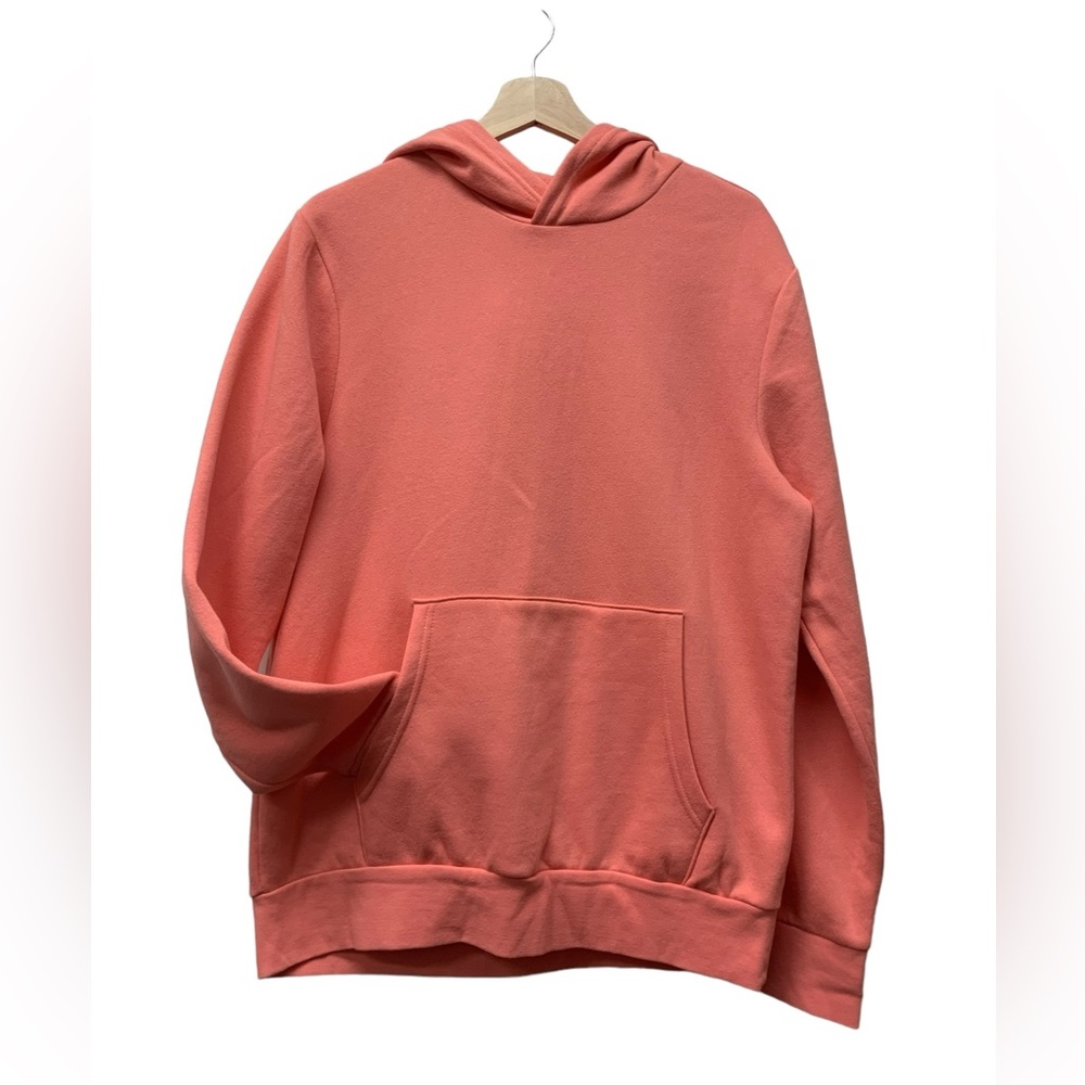 New! Abound long sleeve hoodie, coral color, cotton, size women’s medium